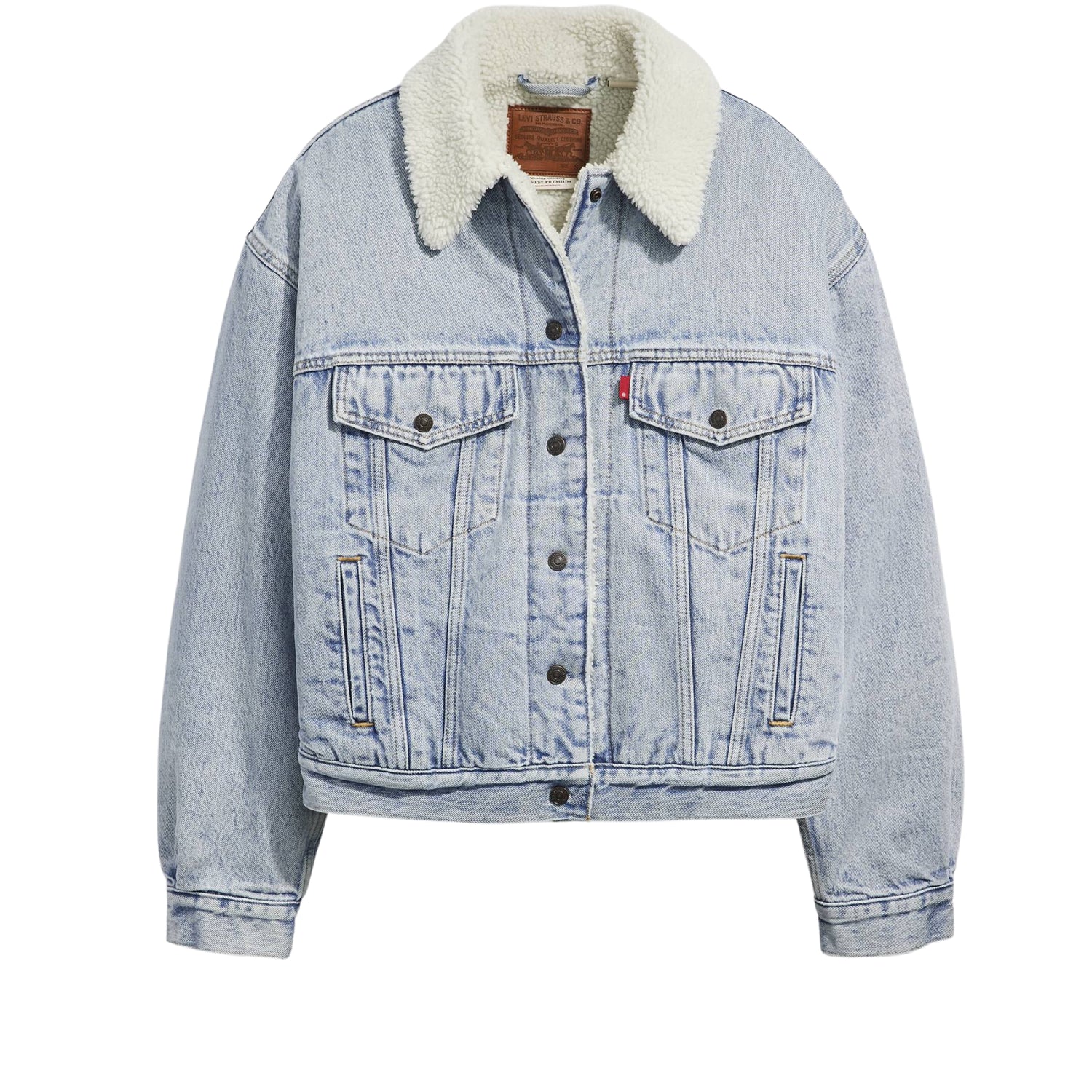 Giacca 90's Sherpa Trucker Donna - A4435