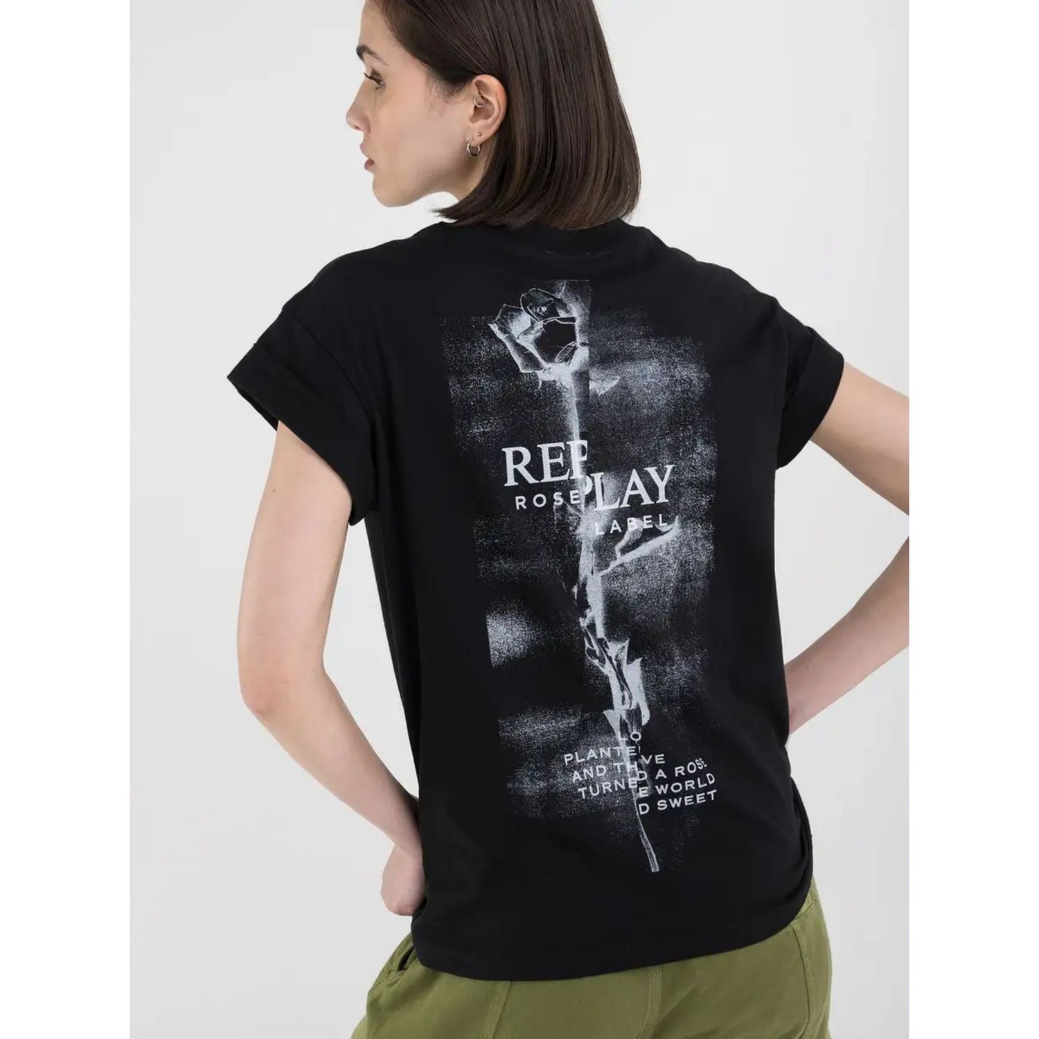 W3588Q 20994 Donna REPLAY T-SHIRT