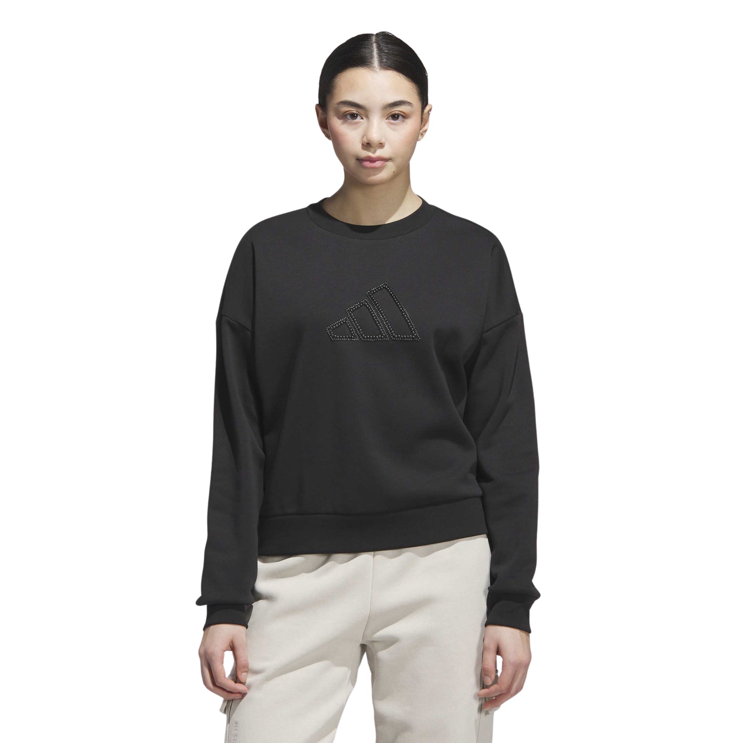 Felpa Seasonal Essentials Pearls Graphic Donna - JM4207