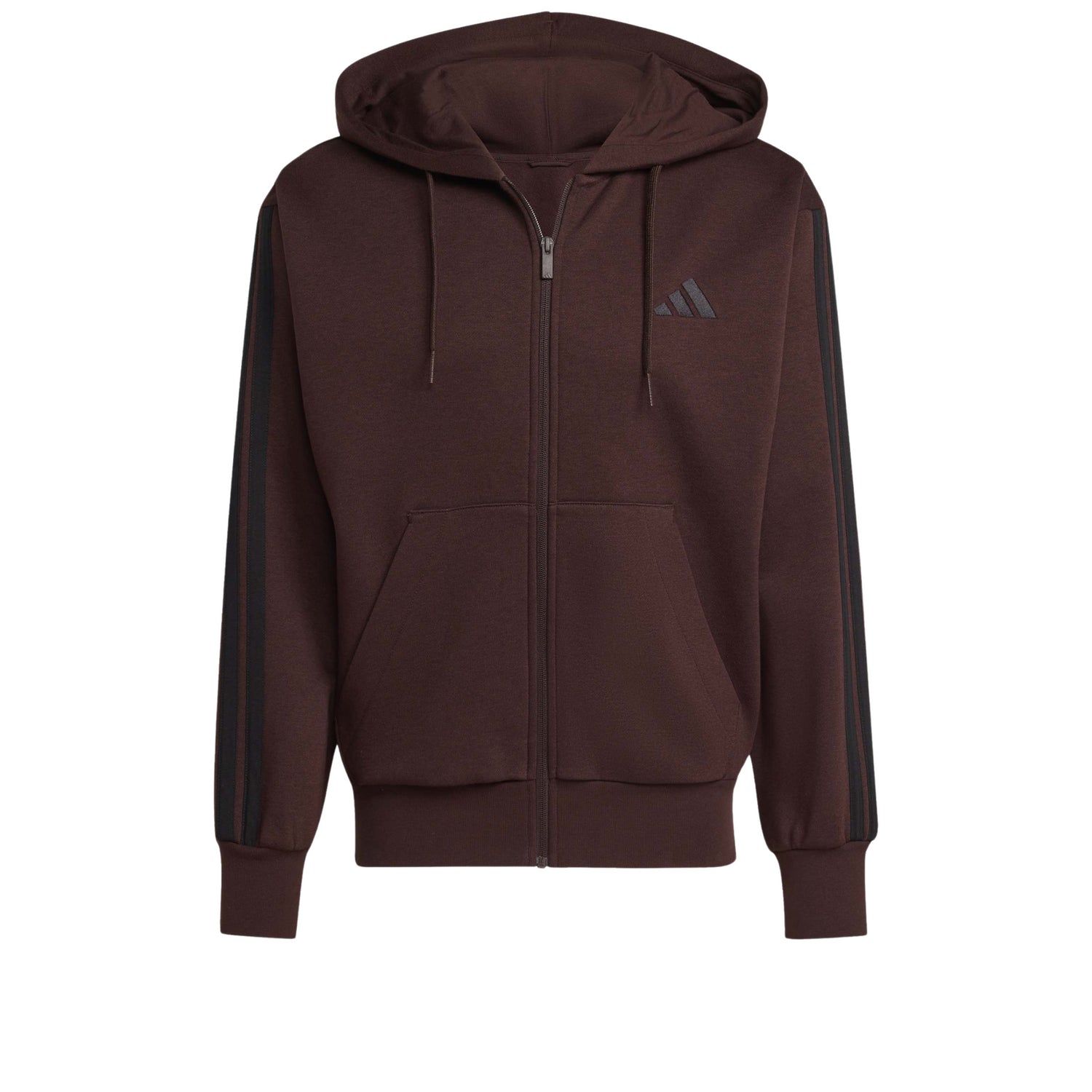 Felpa Essentials 3-Stripes Fleece Uomo - JX0697