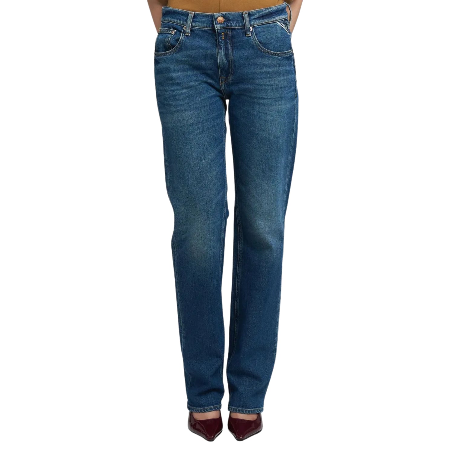 Jeans Straight Fit Akeme Donna - WA533 795 949