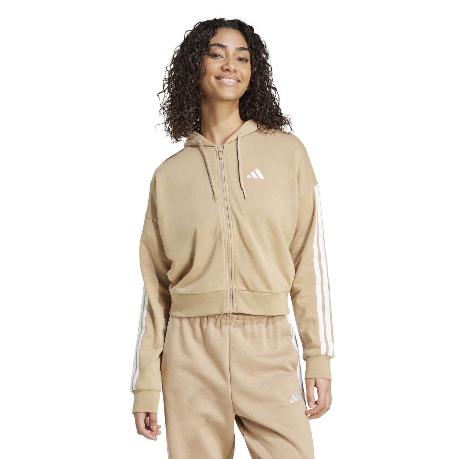 Felpa Essentials 3-Stripes Donna - JY3133