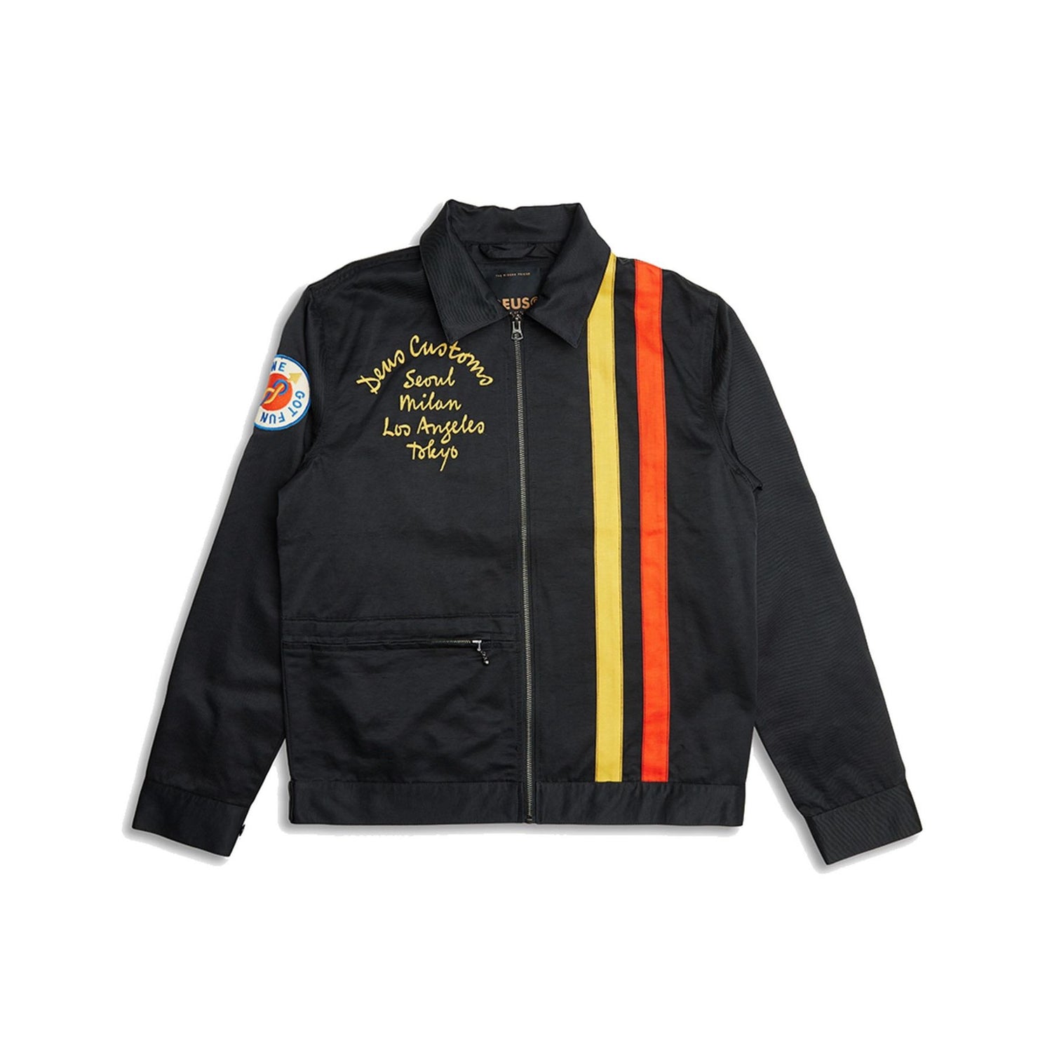 DMP246240 CHIME RACING JACKET 2024 Uomo DEUS EX MACHINA GIACCA