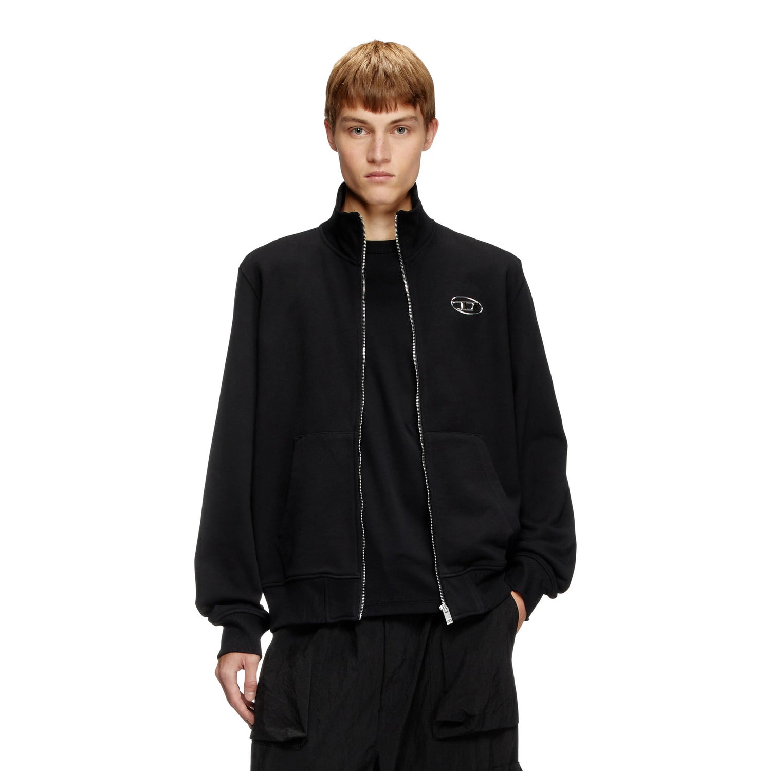 Felpa S Ginni Zip Od Uomo - A11439 0BMBJ