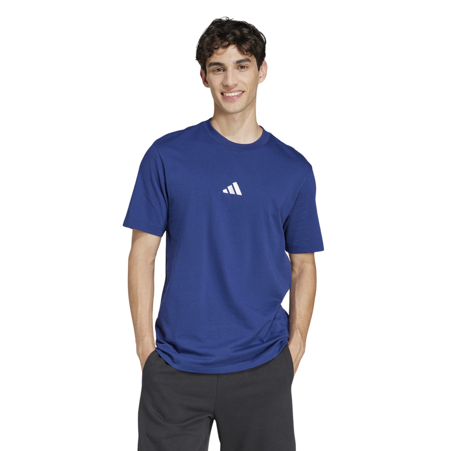 T-shirt Essentials Small Logo Single Jersey Uomo - JF1093