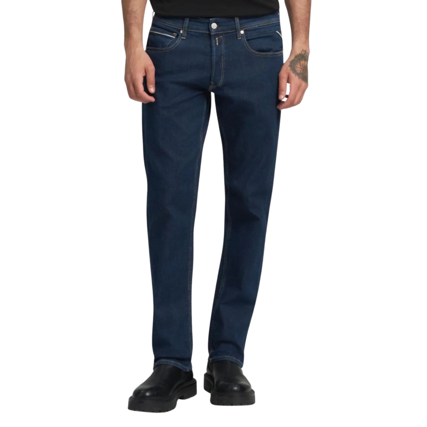 Jeans Straight Fit Grover Uomo - MA972 573 920