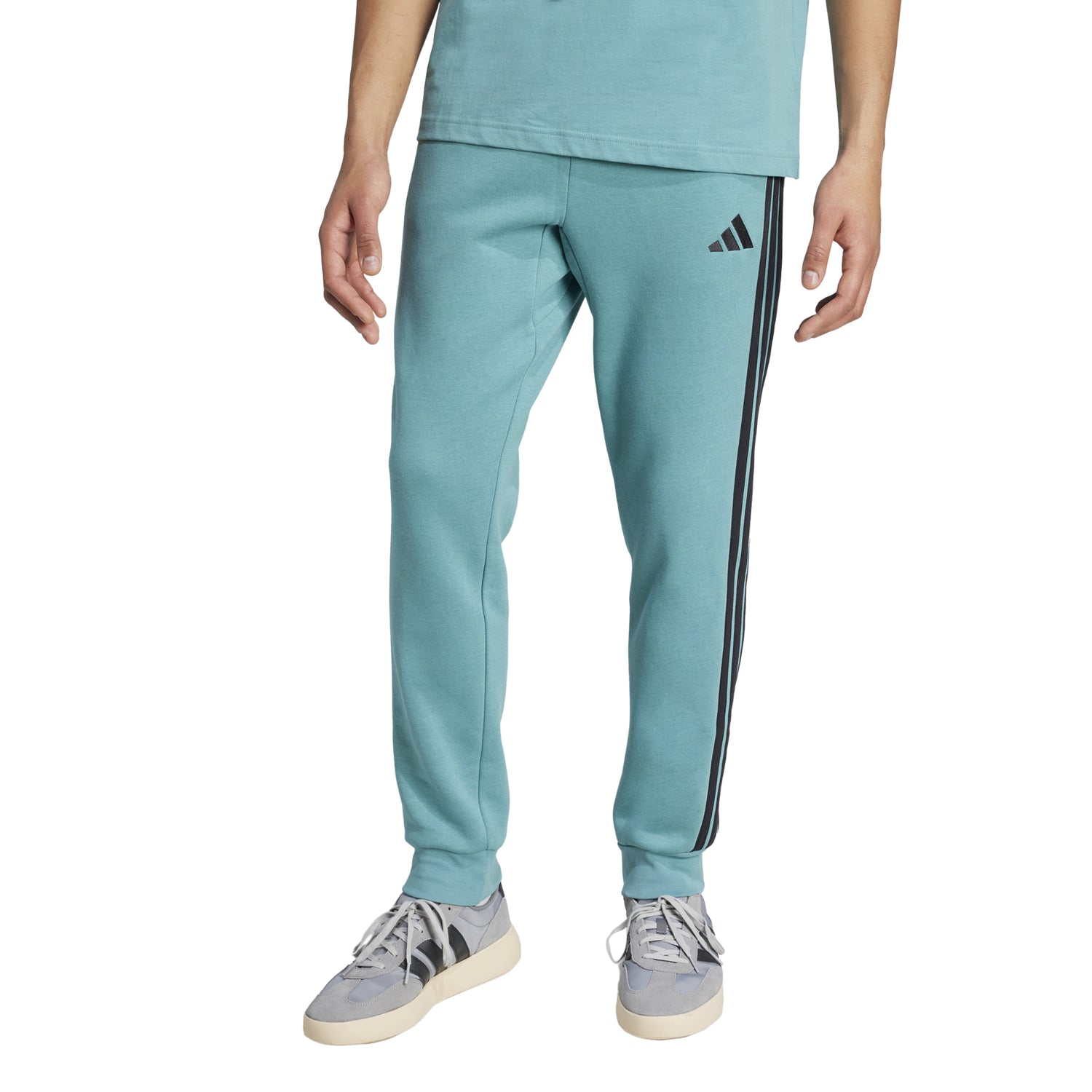 Pantalone Essentials 3-Stripes Fleece Uomo - JX0711