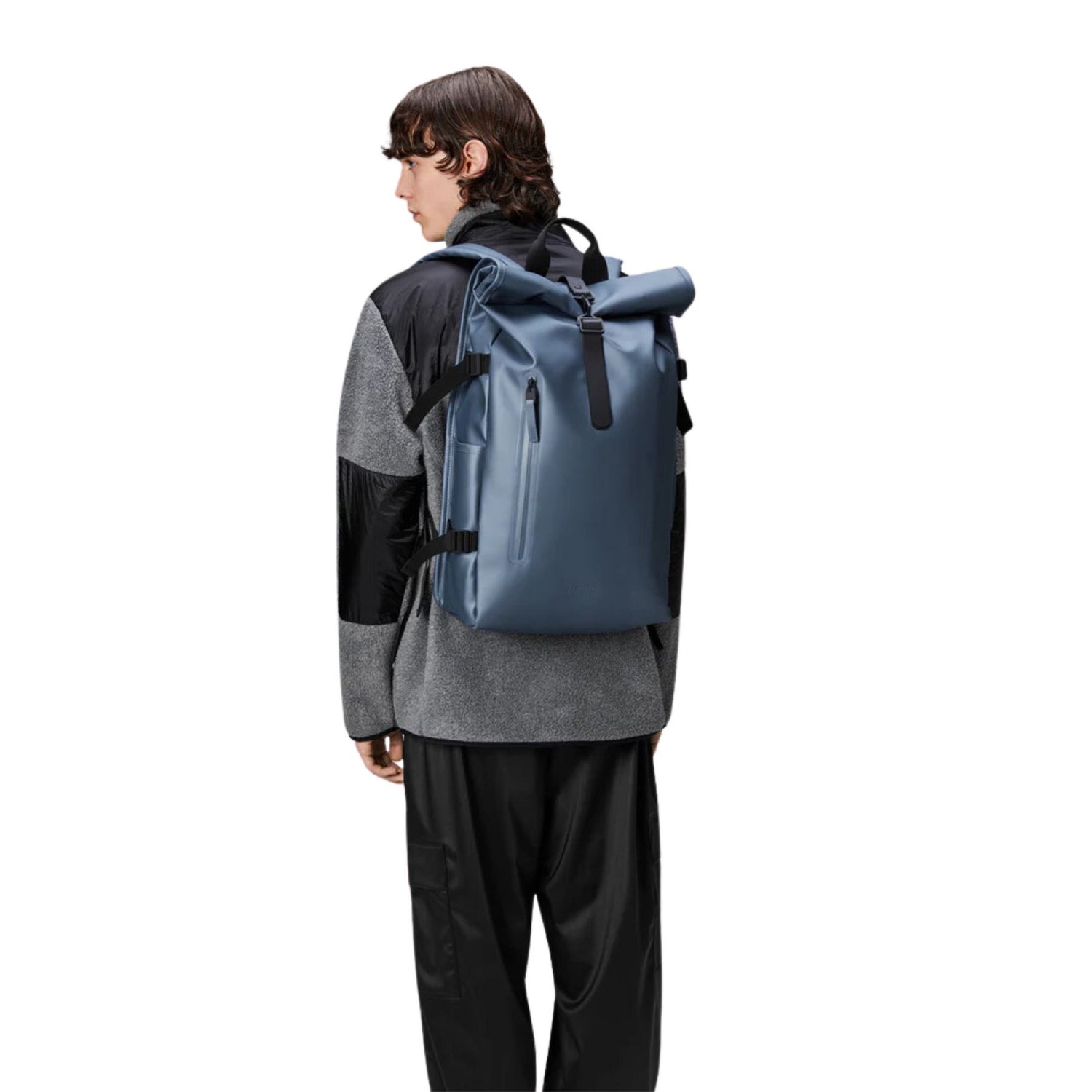 14590 ROLLTOP RUCKSACK LARGE Unisex adulto RAINS BORSA