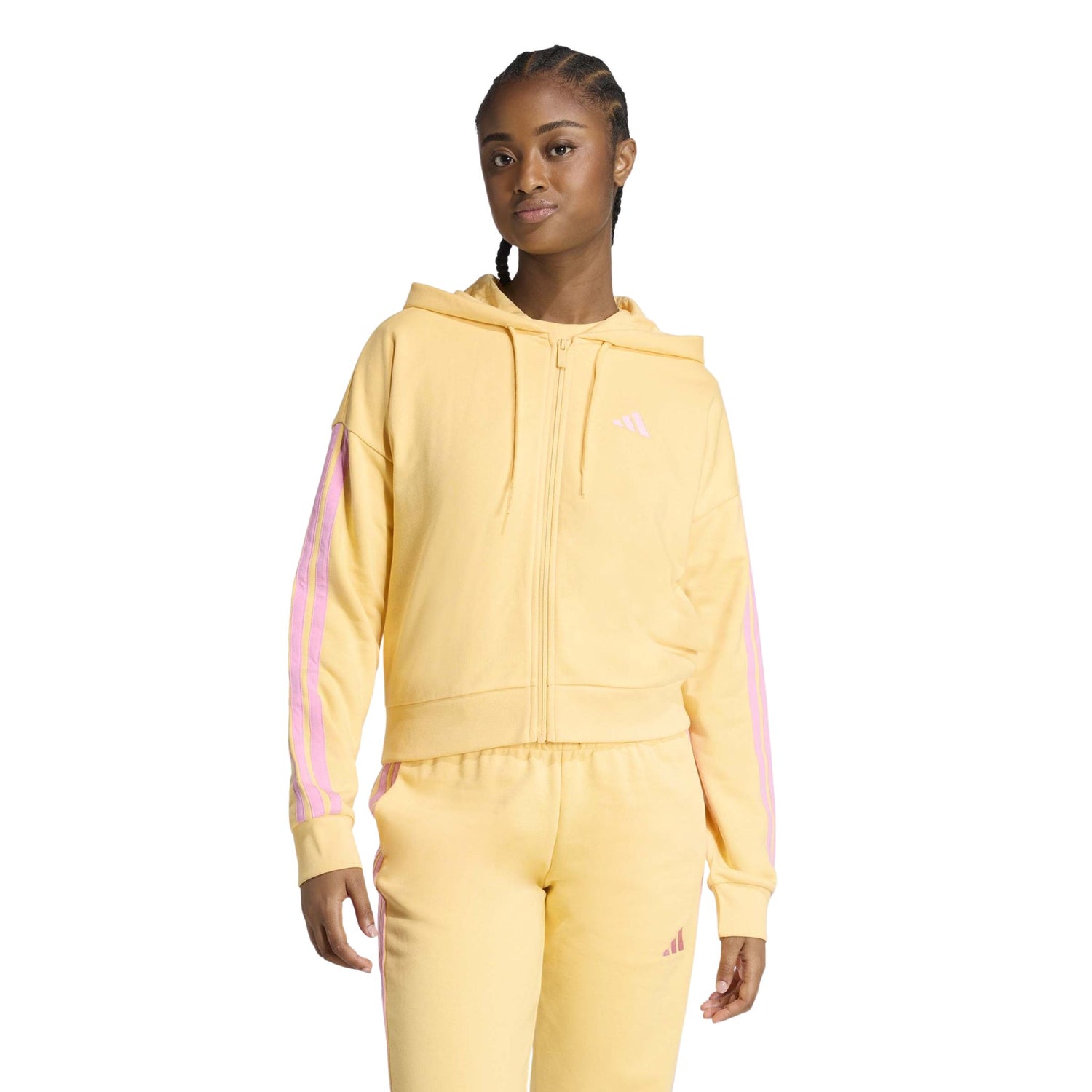 Felpa Essentials 3-Stripes Donna - KC5216