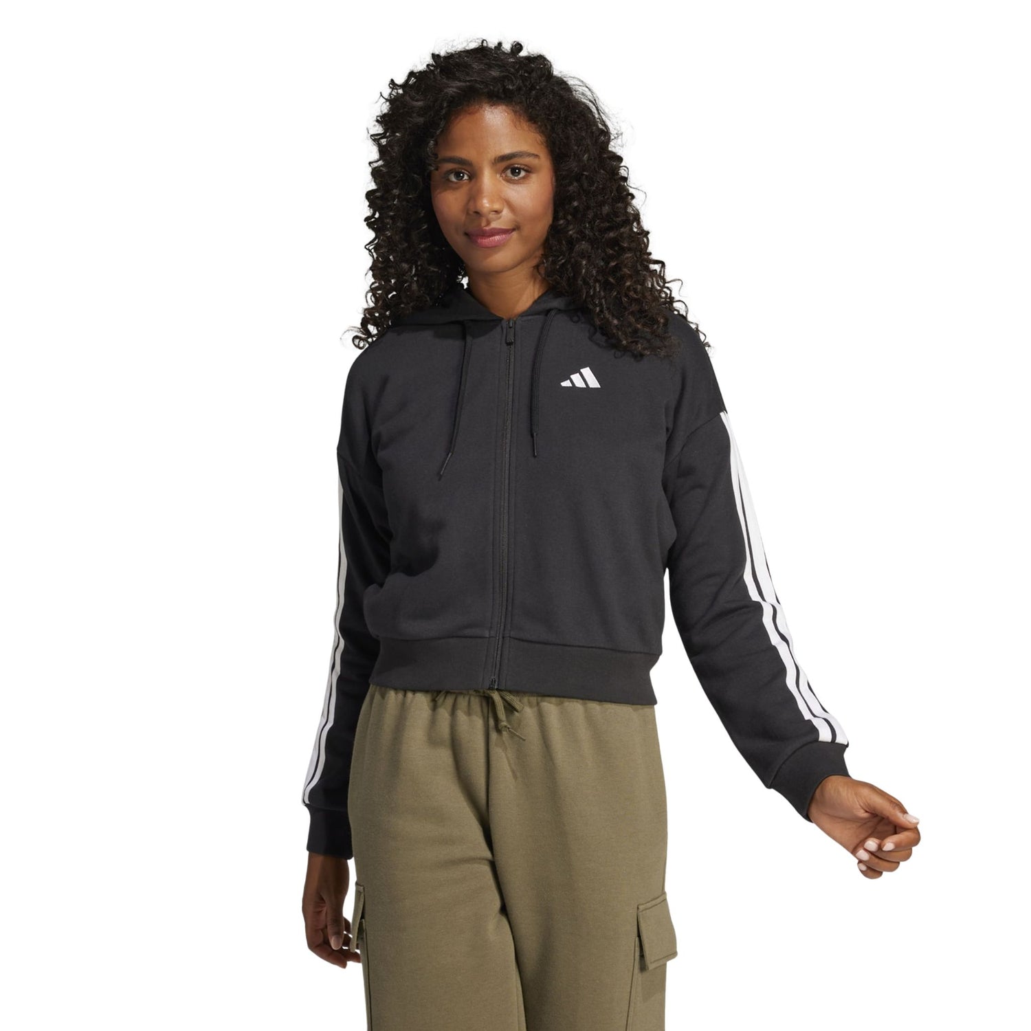 Felpa Essentials 3-Stripes Donna - JE0052