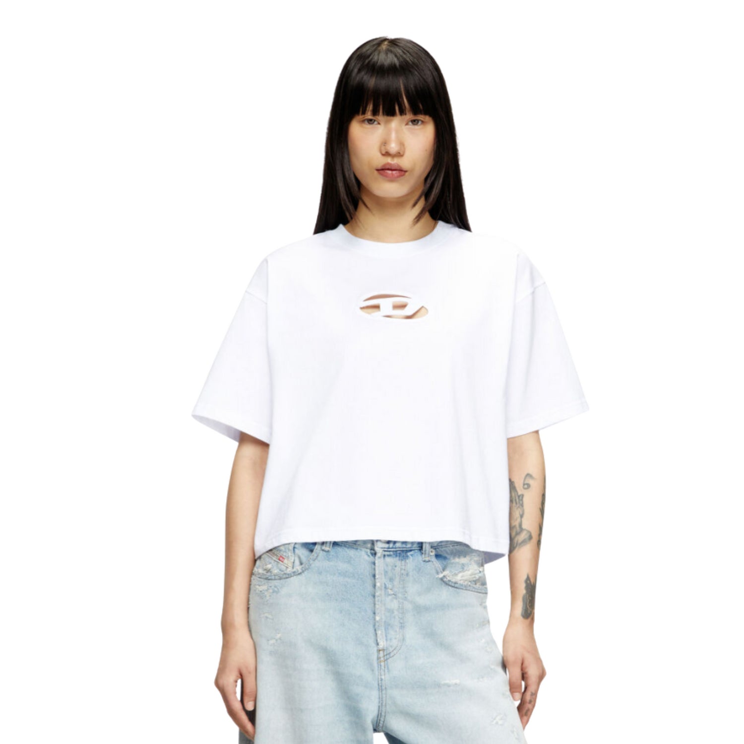 T-shirt T Buxt Crop Od Donna - A15096 0NIAX