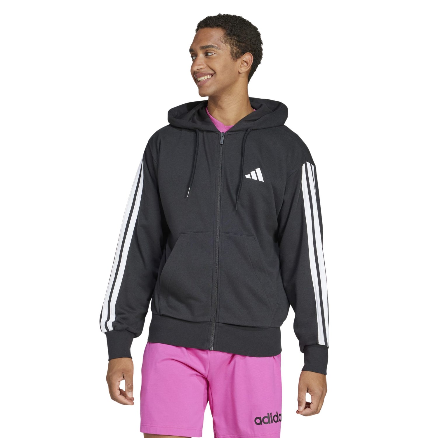 Felpa Essentials 3-Stripes Uomo - JD1877