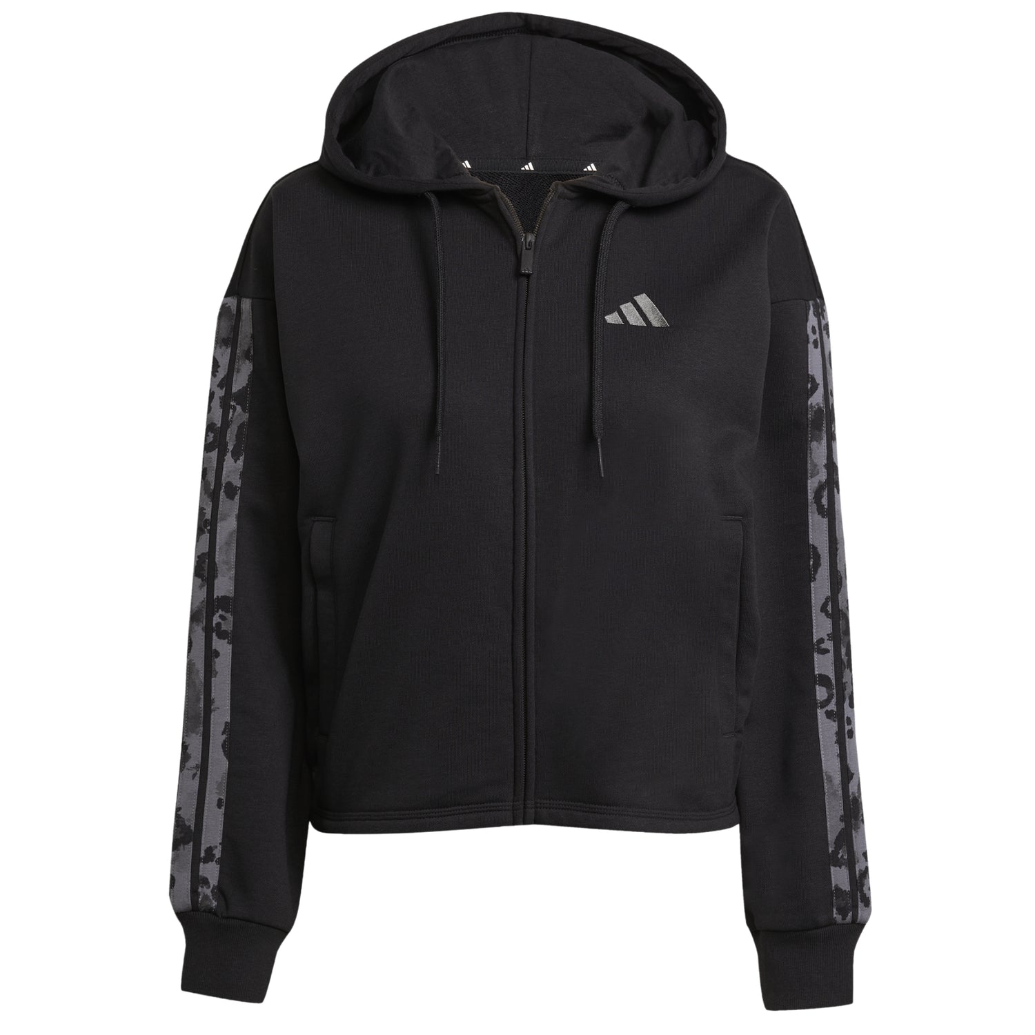 Felpa Animal Print 3-Stripes Donna - JM1862