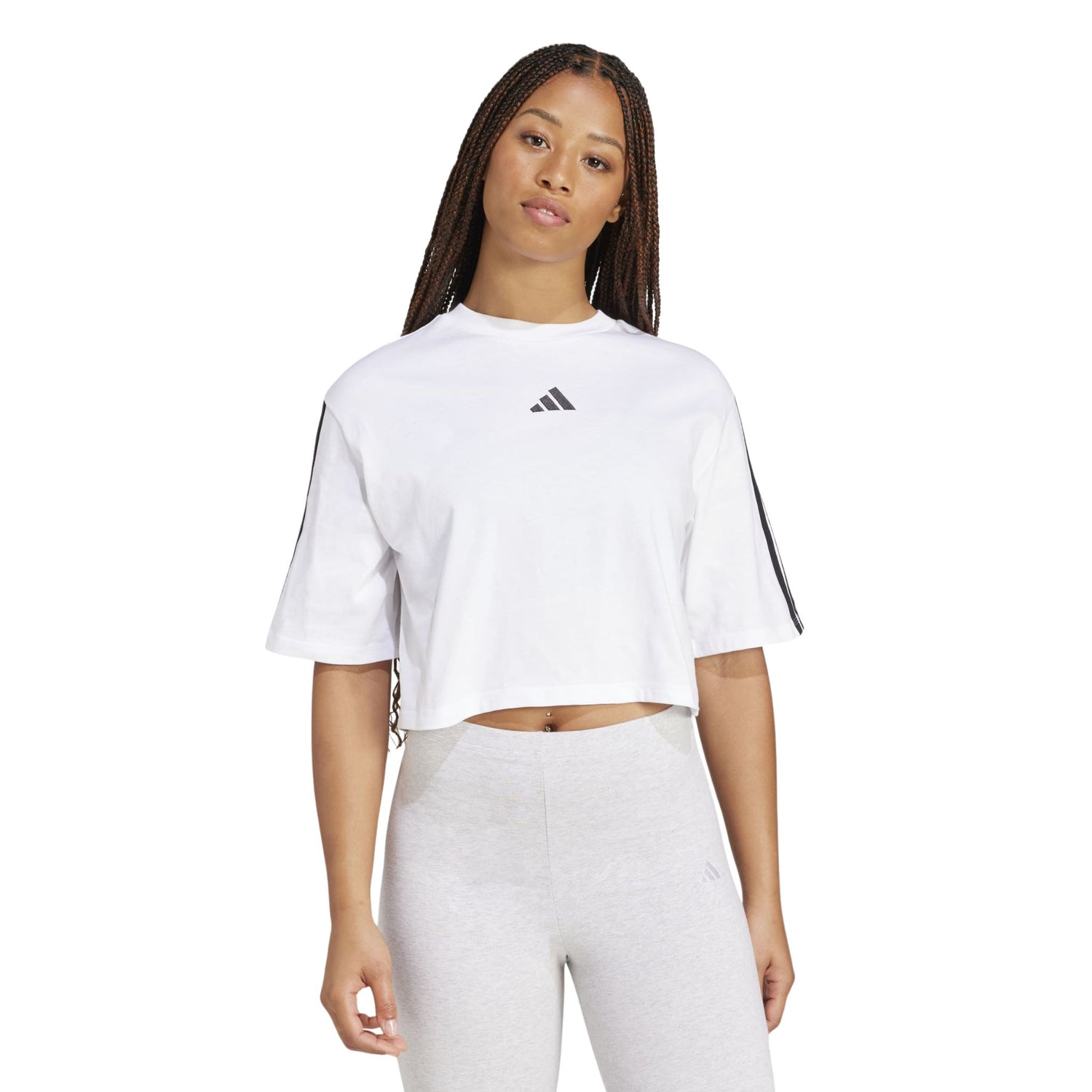 T-shirt Essentials 3-Stripes Donna - JD4999