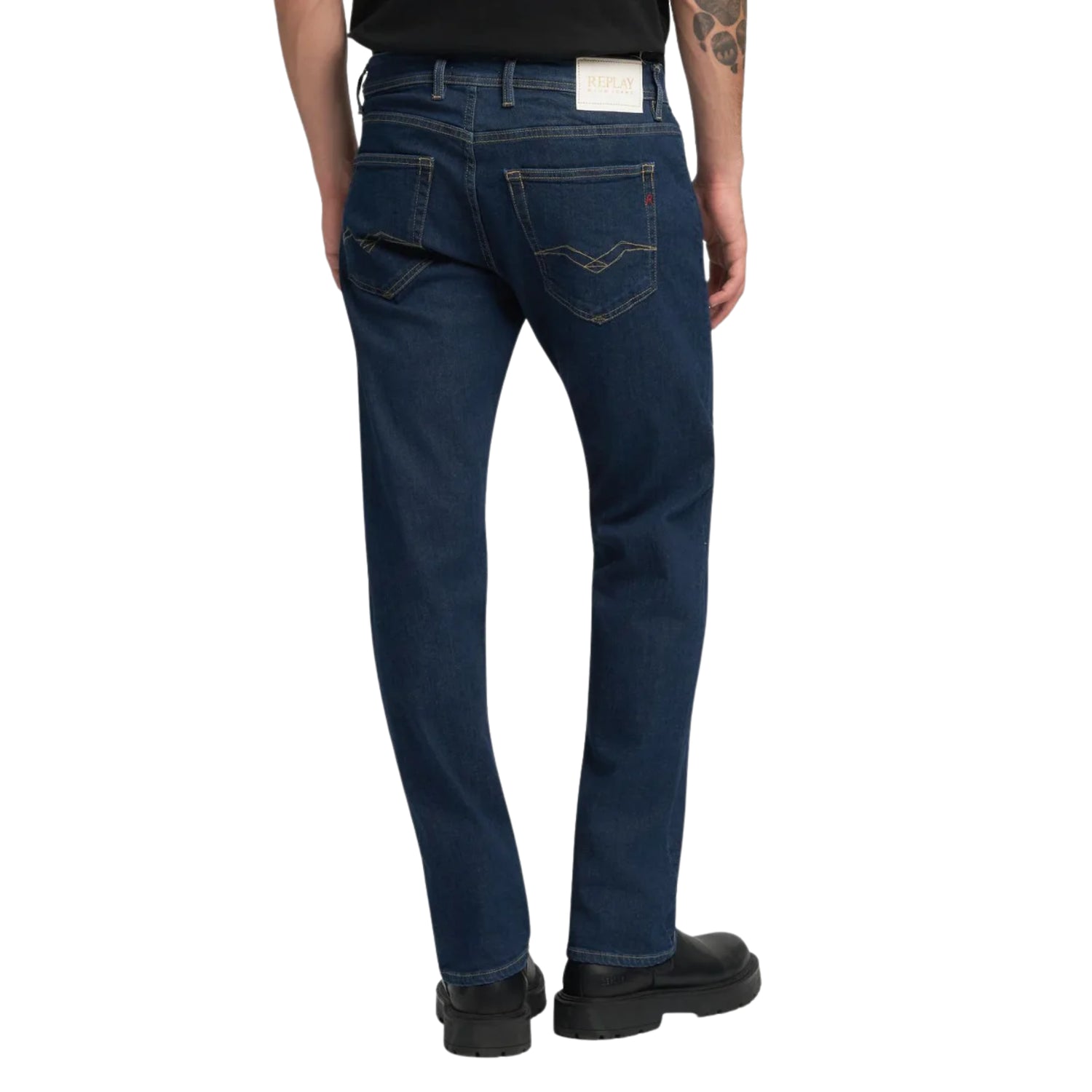 Jeans Straight Fit Grover Uomo - MA972 573 920