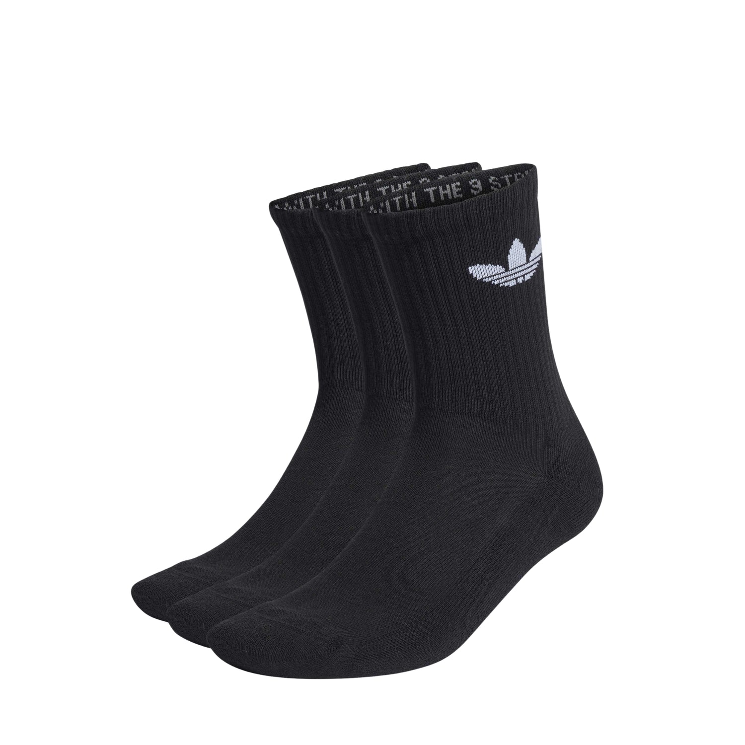 Calzini Cushioned Trefoil Mid-Cut Crew Unisex Adulto - HC9547