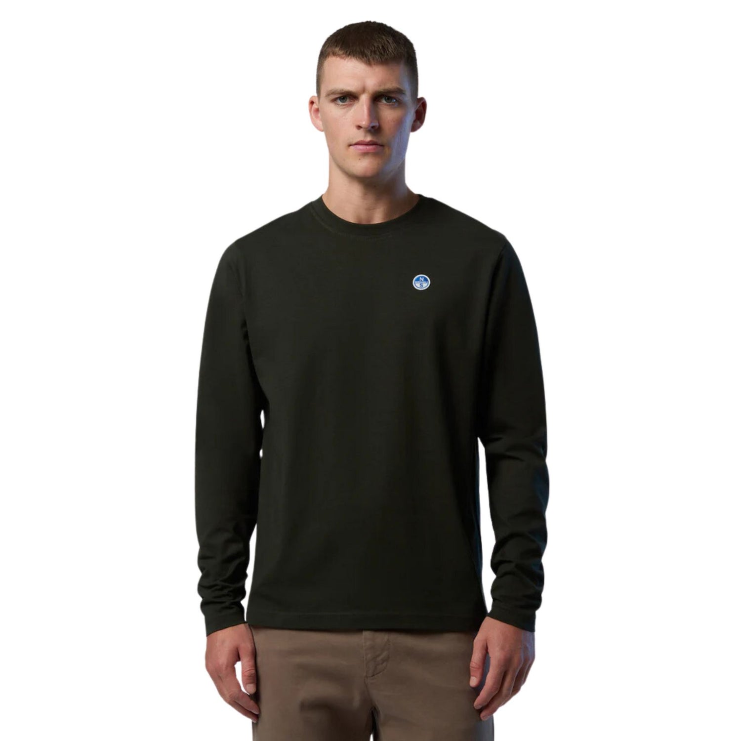 692971 BASIC BOLLO T SHIRT LONG SLEEVE Uomo NORTH SAILS MAGLIA