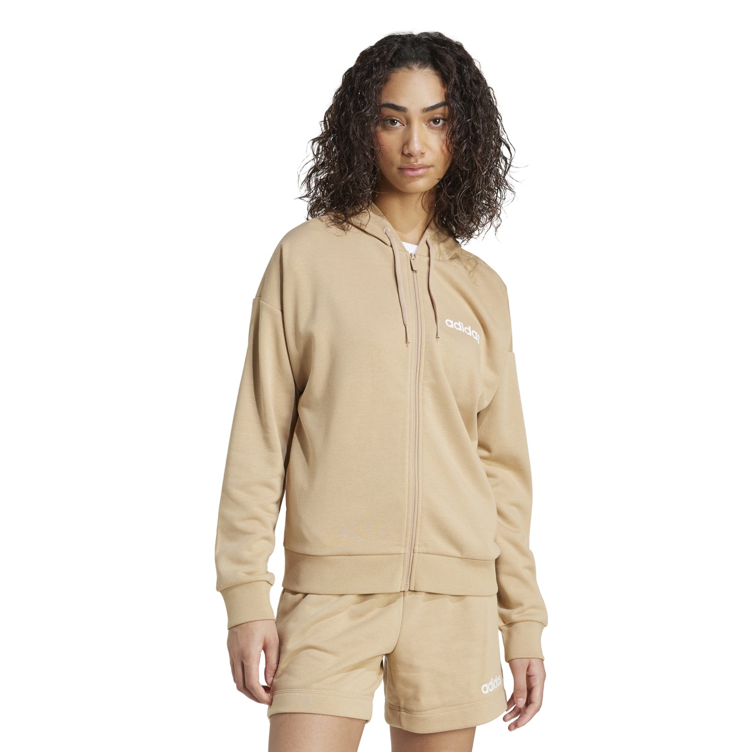 Felpa Essentials Linear French Terry Donna - JY4894