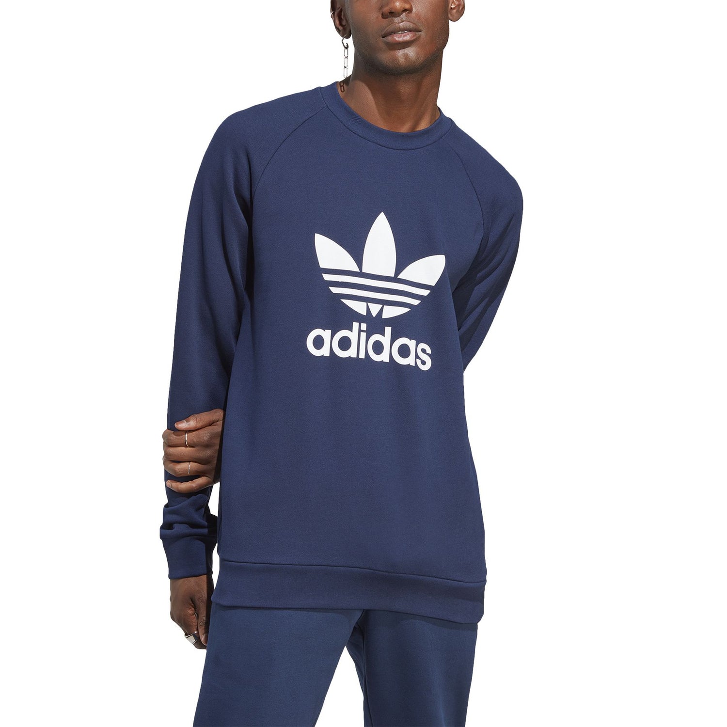 IA4853 TREFOIL CREW Uomo Adidas FELPA