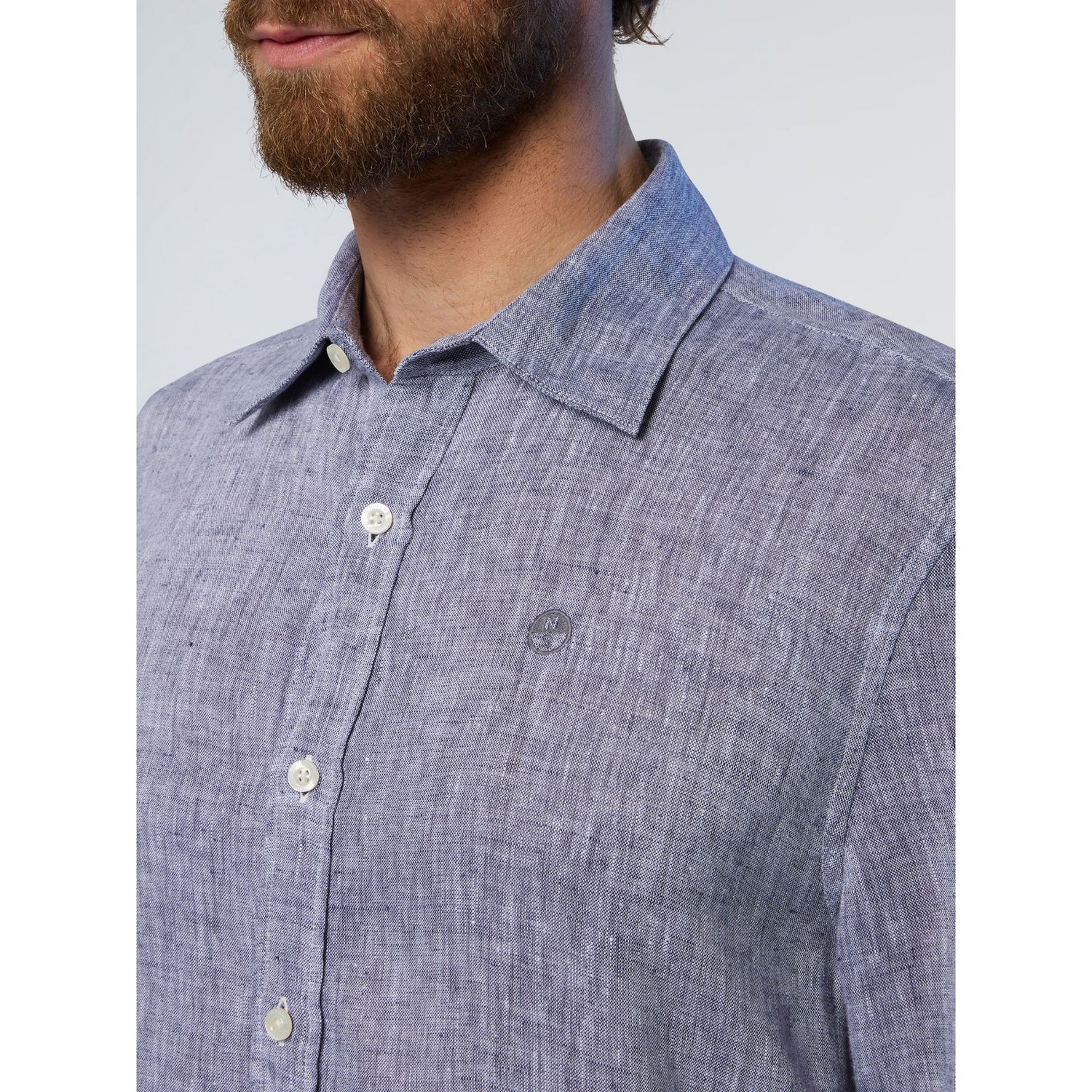 664300 SHIRT LONG SLEEVE APREAD COLLAR Uomo NORTH SAILS