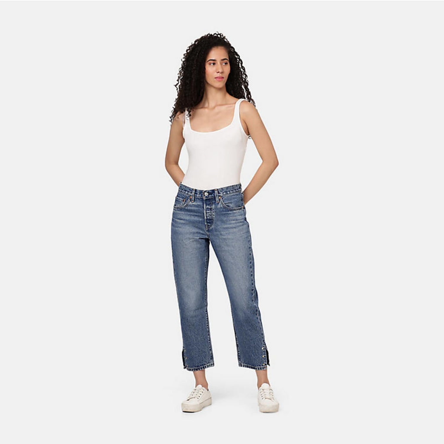 36200 501 CROP Donna LEVI'S JEANS