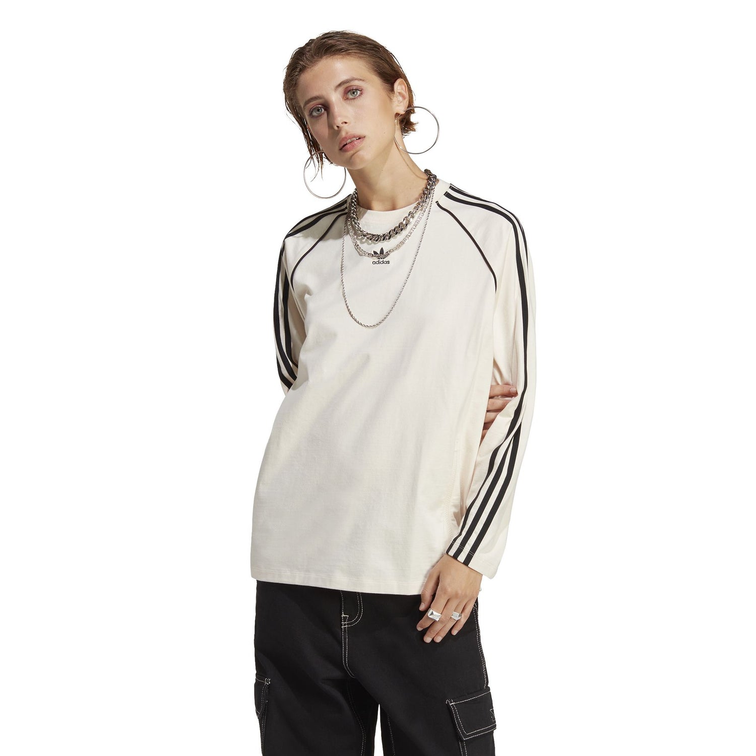IC5584 LONG SLEEVE Donna Adidas FELPA