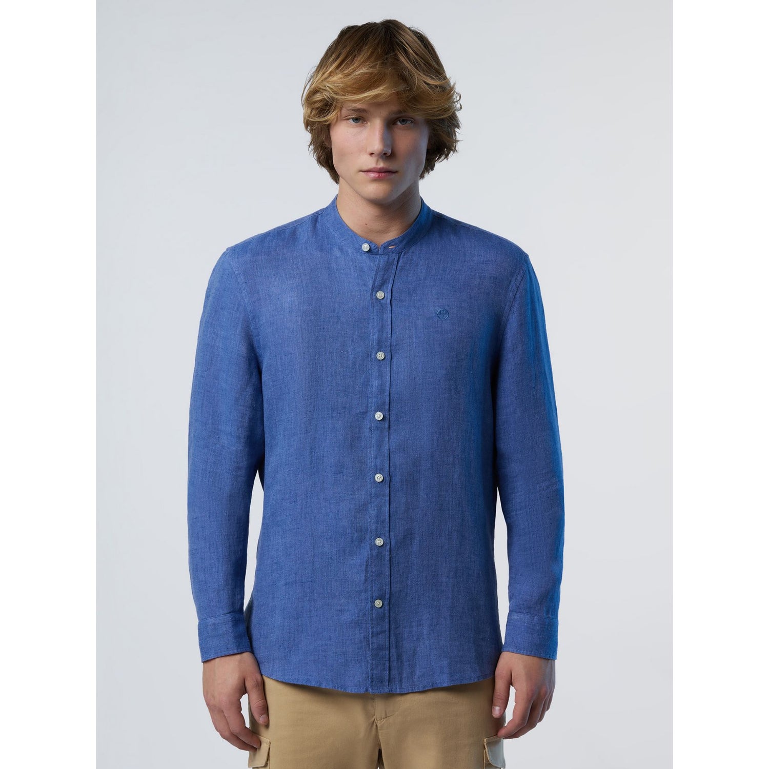 664301 SHIRT LONG SLEEVE MANDARIN COLLAR Uomo NORTH SAILS