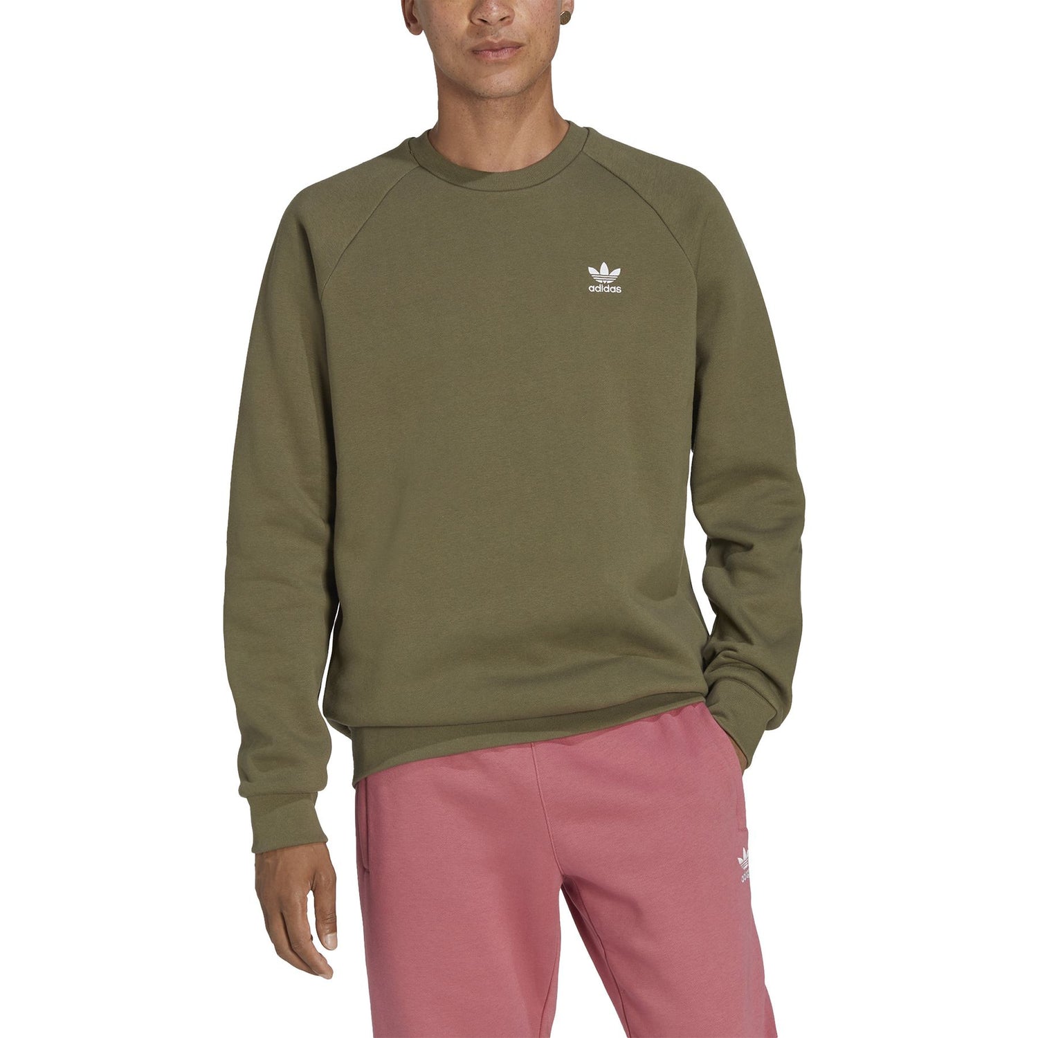 IB1408 ESSENTIAL CREW Uomo Adidas FELPA