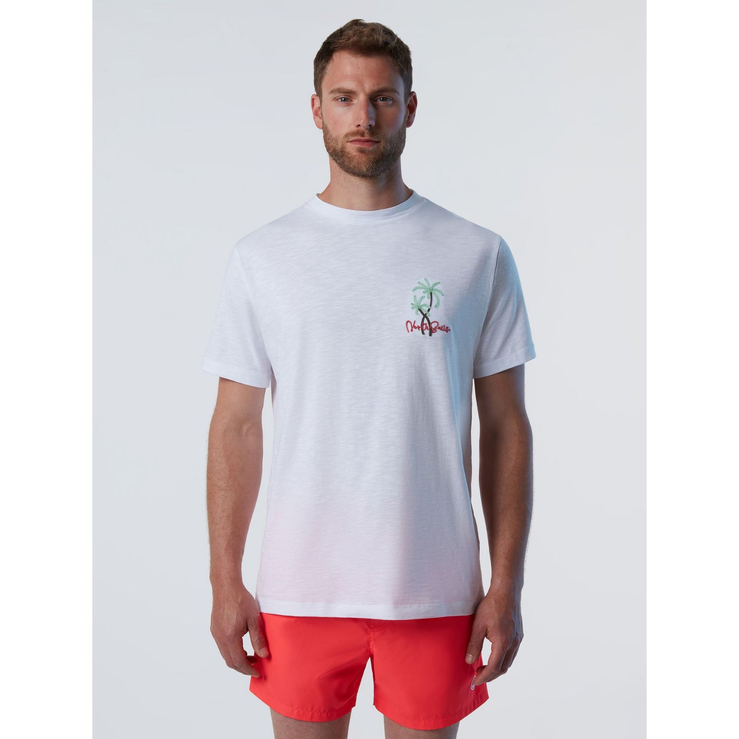 692985 SLUB T SHIRT SHORT SLEEVE SUMMER Uomo NORTH SAILS